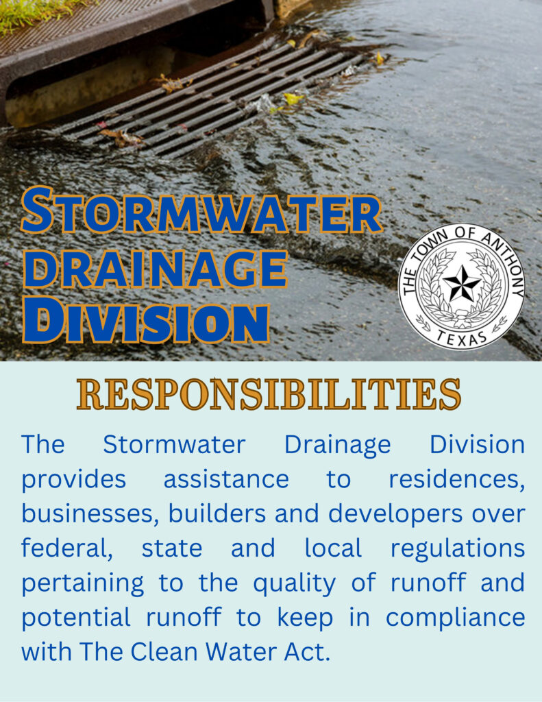 A picture of the stormwater drainage division.