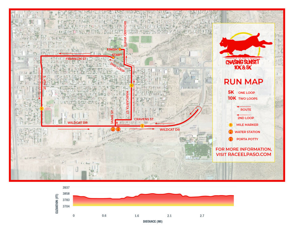 A map of the course for the 2 0 1 5 immokalee run
